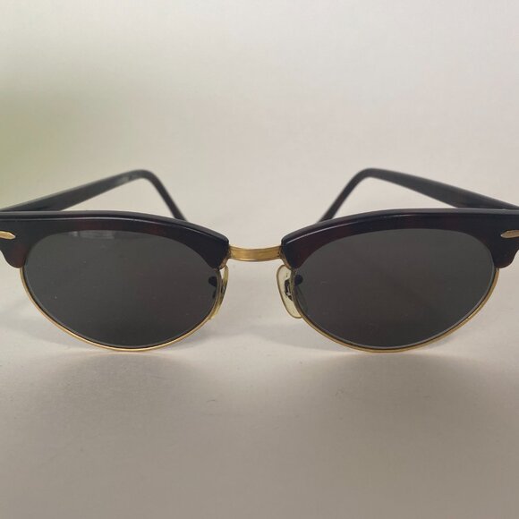 Bay Ban Tortoiseshell Oval Clubmaster RB3946 140mm Frame Discontinued Style - Picture 1 of 6